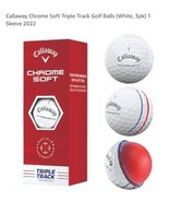 Callaway Chrome Soft Golf Balls 3-PACK New In Box Truvis Technology DIAM... - $17.70