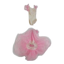 1992 Barbie My First Ballerina Pink White Bodysuit Tutu Skirt 2516 Costume - £6.31 GBP