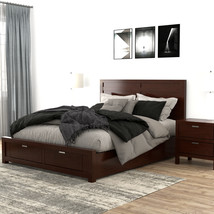 Lorraine Queen Storage Bed, Cappuccino - $16,724.97 MXN