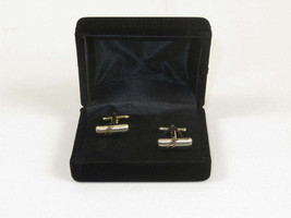 Men J.Valintin Cufflinks by Vitorofolo for French Cuff Shirt V29-44 Silver Gold image 2