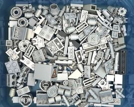 Lego 200 Piece Light Grey Lego lot full of Small bricks, blocks Legos set 2 - $12.95
