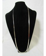 Milor 925 Sterling Silver 35&quot; Herringbone 5mm Chain Necklace Italy Vinta... - $1,316.98 MXN