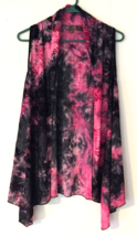 Sere Nade New York Women size 2 XL pink &amp; black color vest - £11.07 GBP