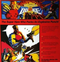 Dynamite Duke Arcade Flyer Original 1989 Video Game Combat Artwork 8.5&quot; x 11&quot; - £13.79 GBP