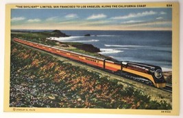 Postcard Southern Pacific Railroad Daylight Limited Los Angeles San Francisco CA - £5.59 GBP