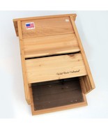 Wild Birds Unlimited Large 23&quot; Cedar Bat House Box 3 Chambers Compartmen... - $69.70 CAD