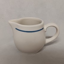 Syracuse Restaurant Ware China Creamer Syrup Pitcher Blue Band - £11.95 GBP