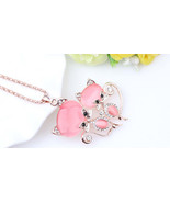 Opal fox necklace - $34.21 CAD