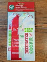 Wilton Cookie Exchange 4 Each 2&quot; x 8&quot; Baking Award Ribbons (NEW) - £6.27 GBP