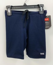 TYR Youth Boy&#39;s Durafast Elite Solid Jammer Sport Swimsuit, Navy, Size L... - £27.97 GBP