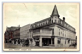 Hotel Fremont Street View Fremont Ohio OH 1921 WB Postcard V19 - $2.92