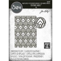 Tim Holtz Texture Fades ~ ARCHED ~ Sizzix Embossing Folder ~ 665459 NEW - £20.55 GBP