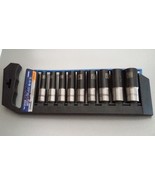 Kobalt 9 piece Multi Fit Deep Socket SAE 3/8&quot; Drive - $20.55 CAD