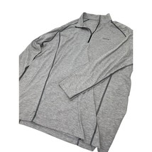 Orvis Men Shirt Lightweight Pullover Heather Gray 1/4 Zip  UPF 30+ Large L - £15.55 GBP