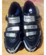 Shimano R086 Road Racing Cycling Shoes Sz 44 Sidi Style Ratchet Strap) S... - $30.88