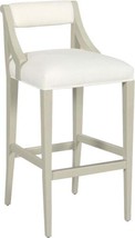 Counter Stool WOODBRIDGE Georgian Beige Hardwood Linen - £1,078.33 GBP