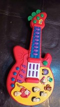Vtg. The Wiggles Spin Master Touring Party Limited  Musical Red Guitar Music Toy - £19.02 GBP
