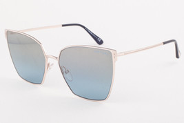 Tom Ford HELENA Silver / Blue Sunglasses TF653 28V 59mm - £155.89 GBP