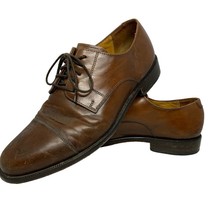 Cole Haan Cap Toe Derby Dress Oxford Shoes Size 9.5M C07992 Brown Mens Leather - £17.25 GBP