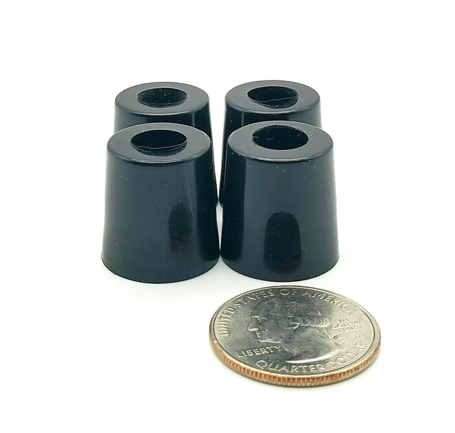 3/4&quot; Tall x 3/4&quot; Wide Round Rubber Bumper Feet Spacer Equipment Audio St... - $11.83+