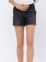 Judy Blue cut off maternity shorts in Black - size L - £26.06 GBP