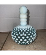 1940s Fenton Hobnail Moonstone Opalescent  Glass Perfume Bottle With Sto... - $548.91 MXN