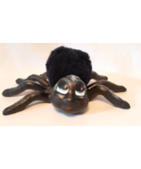 Vintage Black Scioto Mold Spider with Blue Eyes - Grayish &amp; Rust Highlights - $470.96 MXN