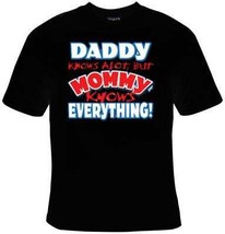 TShirts  Tee Shirts T-Shirt tees for mother daddy knows alot but mommy knows eve - £12.84 GBP