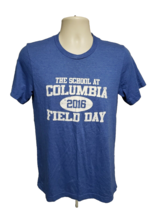 2016 The School At Columbia Field Day Roar Adult Medium Blue TShirt - £11.59 GBP