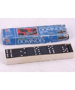 vintage Wooden Dragon Dominoes Double Six 28-piece game set by Milton Br... - £5.88 GBP