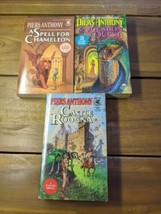 Lot Of (3) Vintage Piers Anthony Fantasy Novels A Spell For Chameleon + - £27.92 GBP