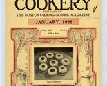 American Cookery January 1938 Boston Cooking School Marmalade Recipes Menus - $13.86