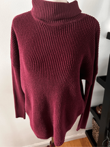 Michael Kors red sweater oversized turtle neck size small - $44.55