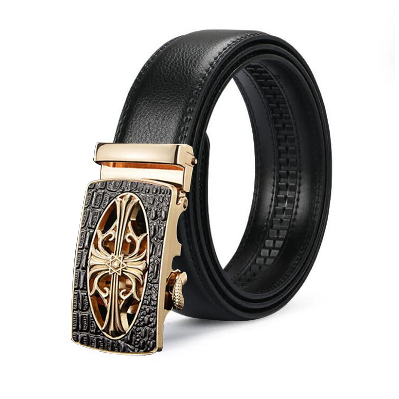 Men&#39;s Fashion Automatic Buckle Belt - $37.97 CAD