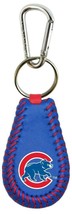 MLB Chicago Cubs Genuine Leather Seamed Keychain with Carabiner by GameWear - £19.01 GBP