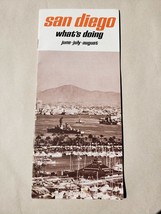 Vintage Tourist Brochure - San Diego Whats Doing Summer 1966  - £15.18 GBP