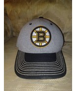 Adidas Boston Bruins NHL Snapback Hat Gray Black Yellow Hockey One Size ... - $23.76