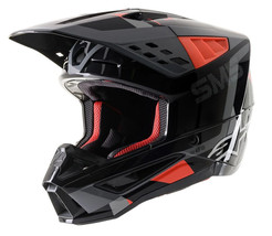 New Alpinestars SM5 Rover Fluorescent Red/Gray Helmet MX Motocross ATV Adult - £173.24 GBP