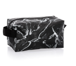Let&#39;s Go Pouch - Large (New) Midnight Marble - Black W/ Lt &amp; Drk Grey Marbling - £16.33 GBP