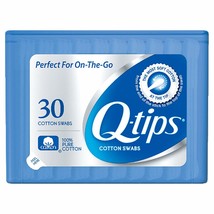 Q-tips Cotton Swabs - Travel Q-tips for Beauty, Makeup, Nails, Men&#39;s Grooming, a - £13.69 GBP