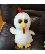 Ty Beanie Boos Hennie 20&quot; Large/Jumbo Version TY Chicken Plush - $48.92 CAD