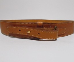 Lands End English Saddle Hide Leather Women Belt Equestrian Style Size 28 - £21.63 GBP