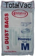 Replacement For Hoover Type M Vacuum Cleaner Bags - 3 Bags - £7.51 GBP