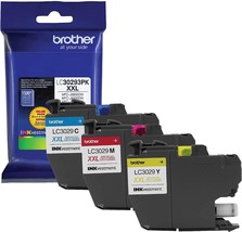 Brother Lc3029 Color C/M/Y Ink Cartridges, Super High Yield, 3-Pack, Cyan, - $60.93