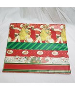 Vintage Christmas Wrapping Paper Sheets USA - £7.00 GBP