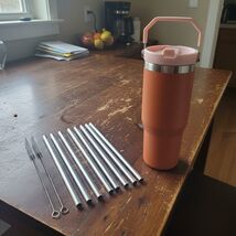 Replacement Straws Compatible with Stanley IceFlow Flip Straw Tumbler 30... - $210.36 MXN