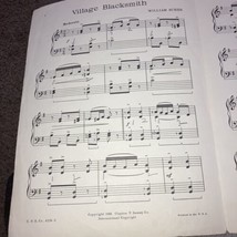 Village Blacksmith Sheet Music By William Scher - £5.43 GBP
