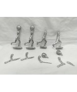 Lot Of (4) Vintage Historical British Charging Infantry Lead Miniatures ... - $24.74