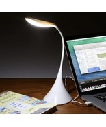 FORTUNE 8 LED Desk Lamp, Flexible Neck Dimmable Touch Lamp USB or Batter... - $8.56 CAD