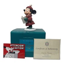 WDCC MINNIE MOUSE &quot;CAROLER MINNIE&quot; HOLIDAY FIGURINE SERIES, 1998 SELECTI... - £58.82 GBP